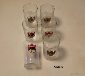 Retro sklenice od hořčice, Coca Cola a pivní sklo - 2