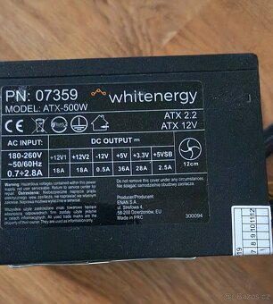Pc zdroj Whitenergy ATX-500w - 2