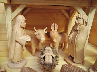 Dřevěný betlém - 2