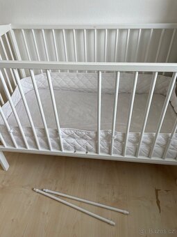 Dětská postýlka 120x60 včetně matrace a příslušenství - 2