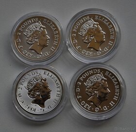 4x1oz mince Britské hudební legendy-Queen, Bowie, Who, Elton - 2