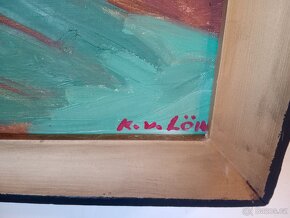 Růže v modré váze - 2