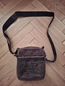 Bruno Banani kožená cross body taška - nová - 2