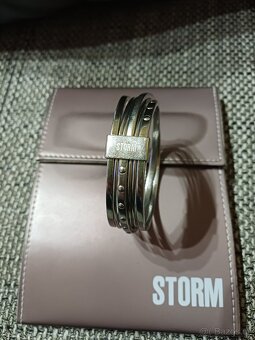 pevný náramek zn. STORM chir. ocel - 2