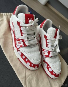 Louis Vuitton x Yayoi Kusama - White Red boty velikost 42 - 2