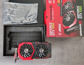 GeForce GTX 1060 6GB Nvidia MSI Gaming - výborný stav - 2