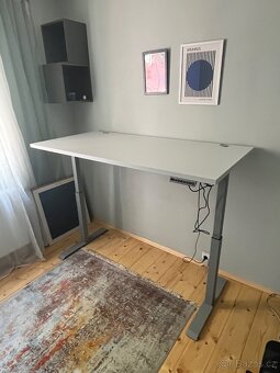 Polohovatelný pracovní stůl 160x77 cm - 2
