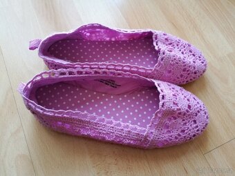 Háčkované boty & balerinky H&M vel. 34 - 2