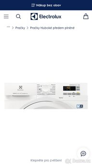 pračka Electrolux EW6FN528WC 8kg (1 rok záruka) - 2