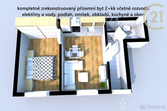 Prodej bytu 2+kk po rekonstrukci, 34 m² – Brno, ul. Brati... - 2
