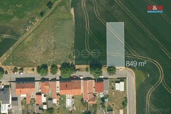 Prodej pozemku k bydlení, 849 m², Dobrovíz - 2