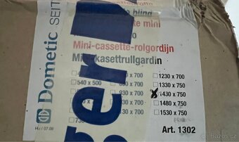 Prodám kazetovou roletku do karavanu / obytky Dometic Seitz - 2