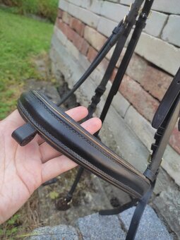 HKM uzdečka se zlatým kováním - 2