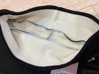 NOVÉ černé legíny zateplené S/M - 2