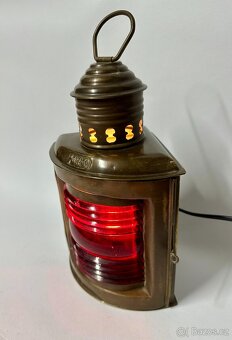 Starožitná lampa PORT krásný TOP kousek - 2