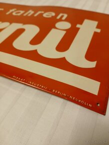 Plechova cedule Eternit - 2