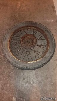 Prodám kolo na předválečný motocykl ogar standard nebo elán - 2