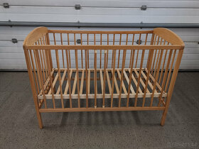 Dětská dřevěná postýlka 120x60cm - 2