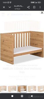 Dětská postýlka dub - 2