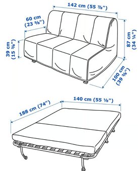 Pohovka rozkládací IKEA - 2