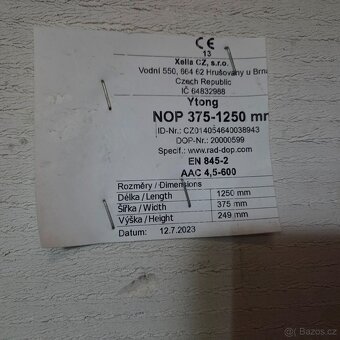 Překlad Ytong SLEVA 2.200 - 2