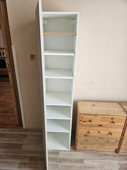 Skříň ikea s policemi 180cm, bílá - 2