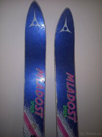 Retro dětské lyže Mladost Spider - 125 cm. - 2