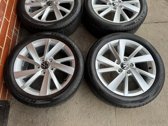 Alu 17" 5x112 , VW "GAVIA " G8 , letní 70% TOP - 2