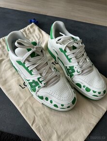 Louis Vuitton Yayoi Kusama Green White boty velikost 42 - 2