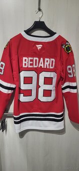 Hokejovy dres Connor Bedard, NHL Chicago - 2