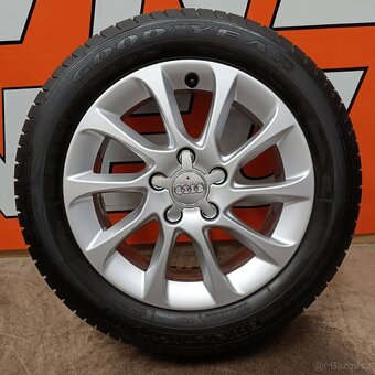 ALU kola Audi A3, Octavia 3 +letní pneu 205/55 R16 - 2