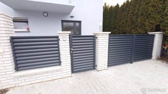 Ocelové a hliníkové brány, branky a ploty. - 2