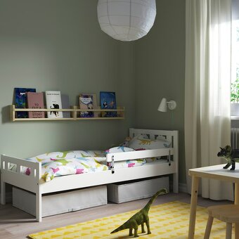 Dětská postel 160x70cm IKEA Kritter vč. matrace a bočnice - 2