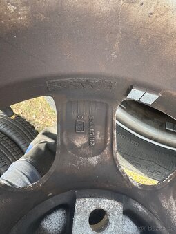 Alu kola 5x112 r15 s letním pneu 195/65/15 - 2