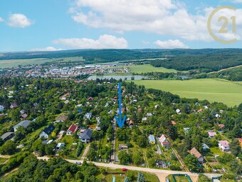 Prodej zahrady s chatou 53m2 v Popůvkách, CP 1127m2 - 2