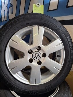 Alu kola Volkswagen, R14 + letní pneu 165/70 R14 - 2