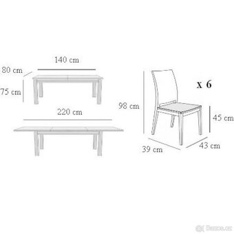 Jídelní set novy - 2