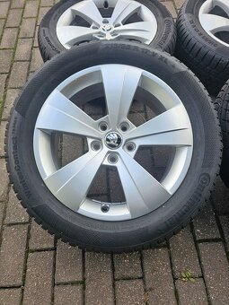 ALU kola R17 Škoda 215/55R17 zimní - 2
