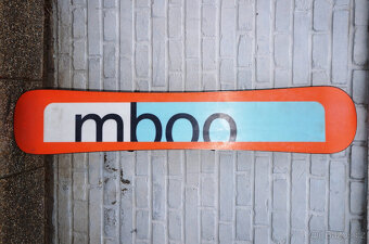 Skoro nový dětský snowboard mboo + tvrdé vázání, bezvadný. - 2