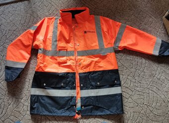 Silničářská pracovní bunda 4v1 - zimní, silně reflexní - 2