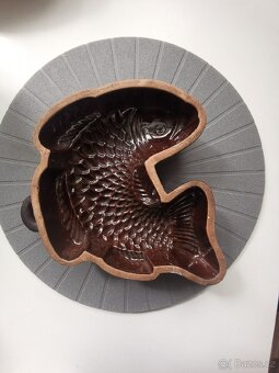 Staré retro keramické formy na pečení - 2