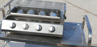 Plynový gril se čtyřmi hořáky gastro - 2
