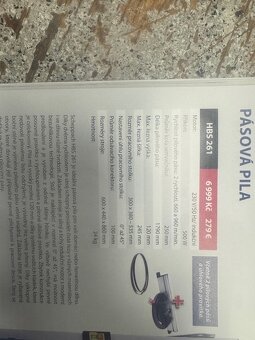 Pásová pila Scheppach BASA 1 - 2