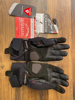Pánské moto rukavice Alpinestars bogota drystar xf černe - 2