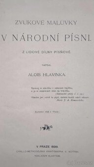 Zvukové malůvky v národní písni - 1898 - 2