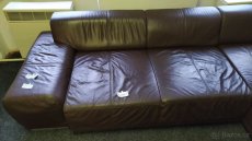 KOŽENÁ SEDAČKA 1,5 lůžka moderní - 2