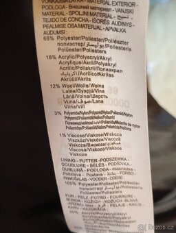 DÁMSKÝ KABÁT ČERNÝ VEL. S/M 36/38 - 2