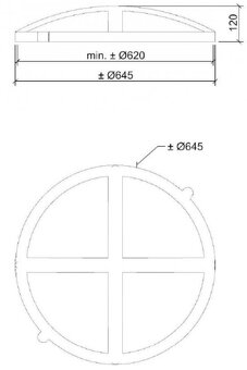 Plastový poklop nepochozí - 2