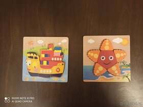 Vkládačka stavebnice dřevěná - 2