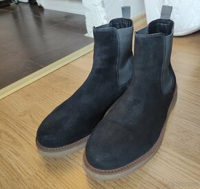 Pánské černé kotníkové boty Mango vel. 45 - 2